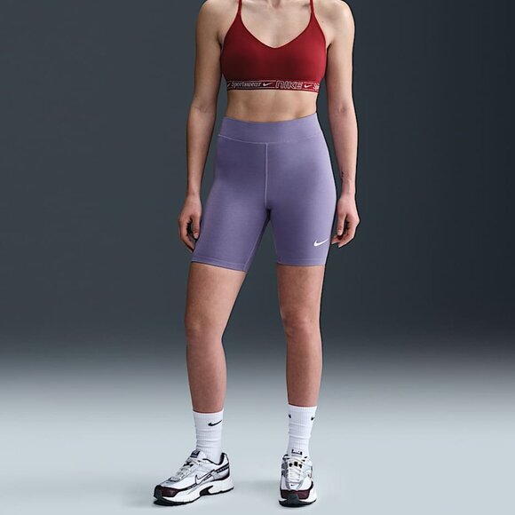 Nike Sportswear Classic Women's High-Waisted 8" Biker Shorts - Picture 1 of 3